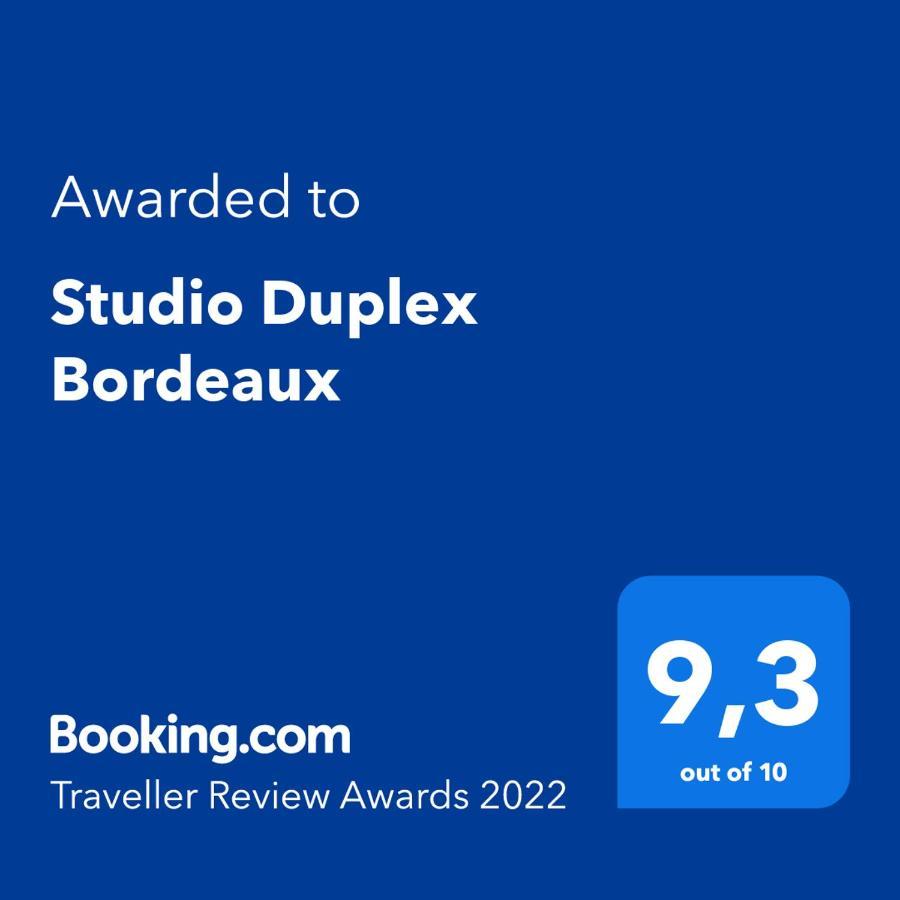 Studio En Duplex-Aircon-Terrasse-Parking-Calme Bordeaux Kültér fotó