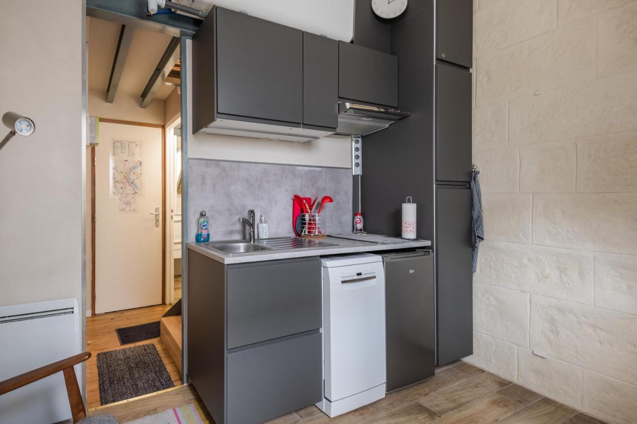 Studio En Duplex-Aircon-Terrasse-Parking-Calme Bordeaux Kültér fotó