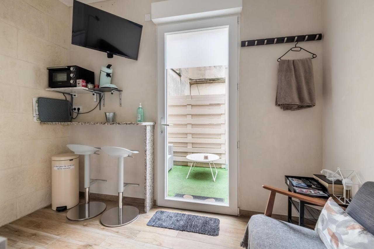 Studio En Duplex-Aircon-Terrasse-Parking-Calme Bordeaux Kültér fotó